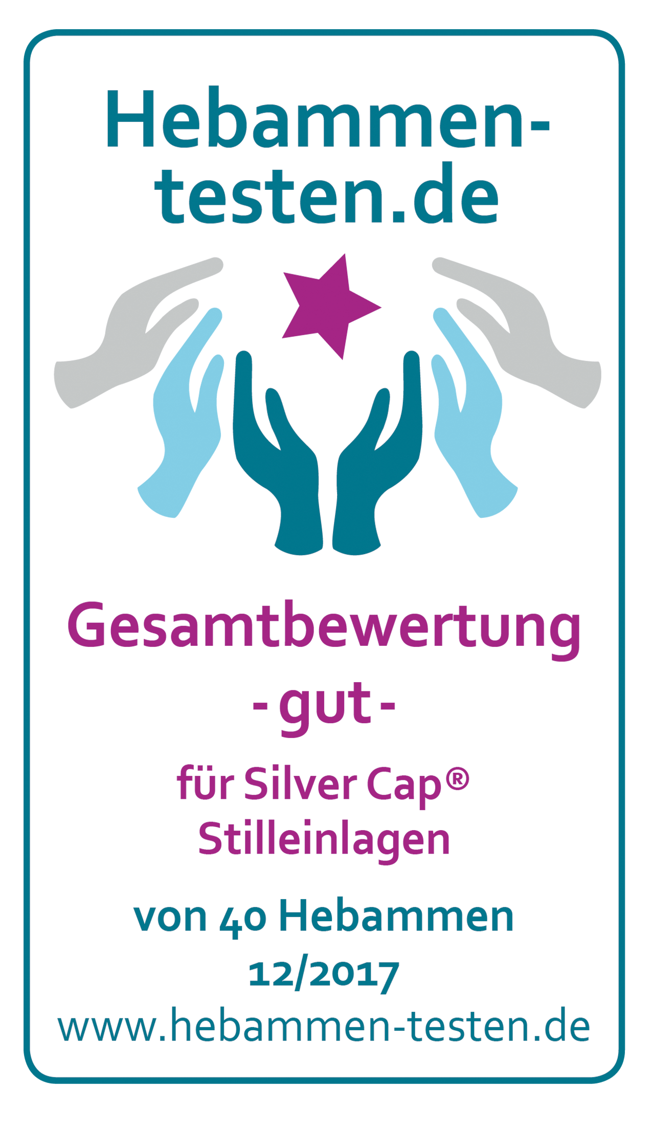 Silver Cap Stilleinlagen Siegel aktuell