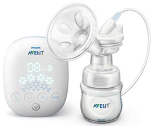 Philips Avent kompakte elektrische Brustpumpe Produktbild