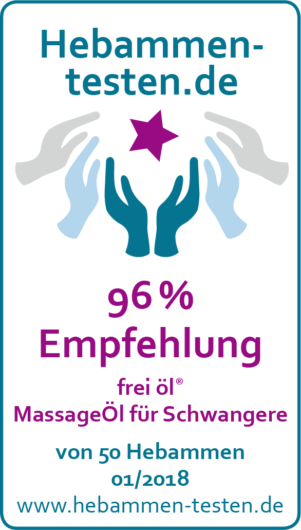 frei öl® MassageÖl für Schwangere Siegel 2017