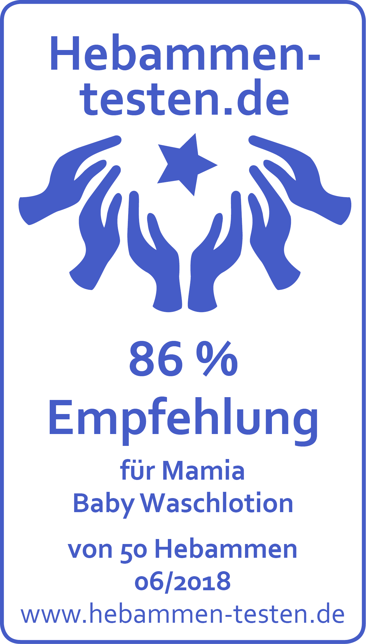 Mamia Baby Waschlotion Siegel