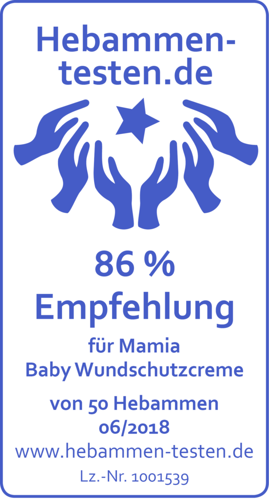 Mamia Baby Calendula Wundschutzcreme Siegel lila