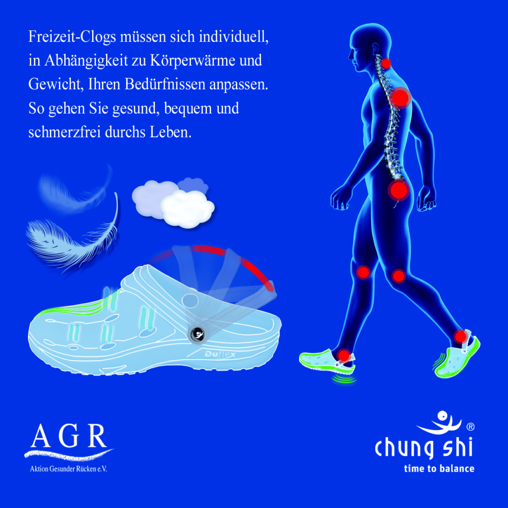 chung shi® Dux Clog Darstellung