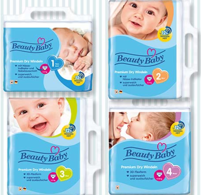 Müller Beauty Baby Premium Dry Windeln Packshot