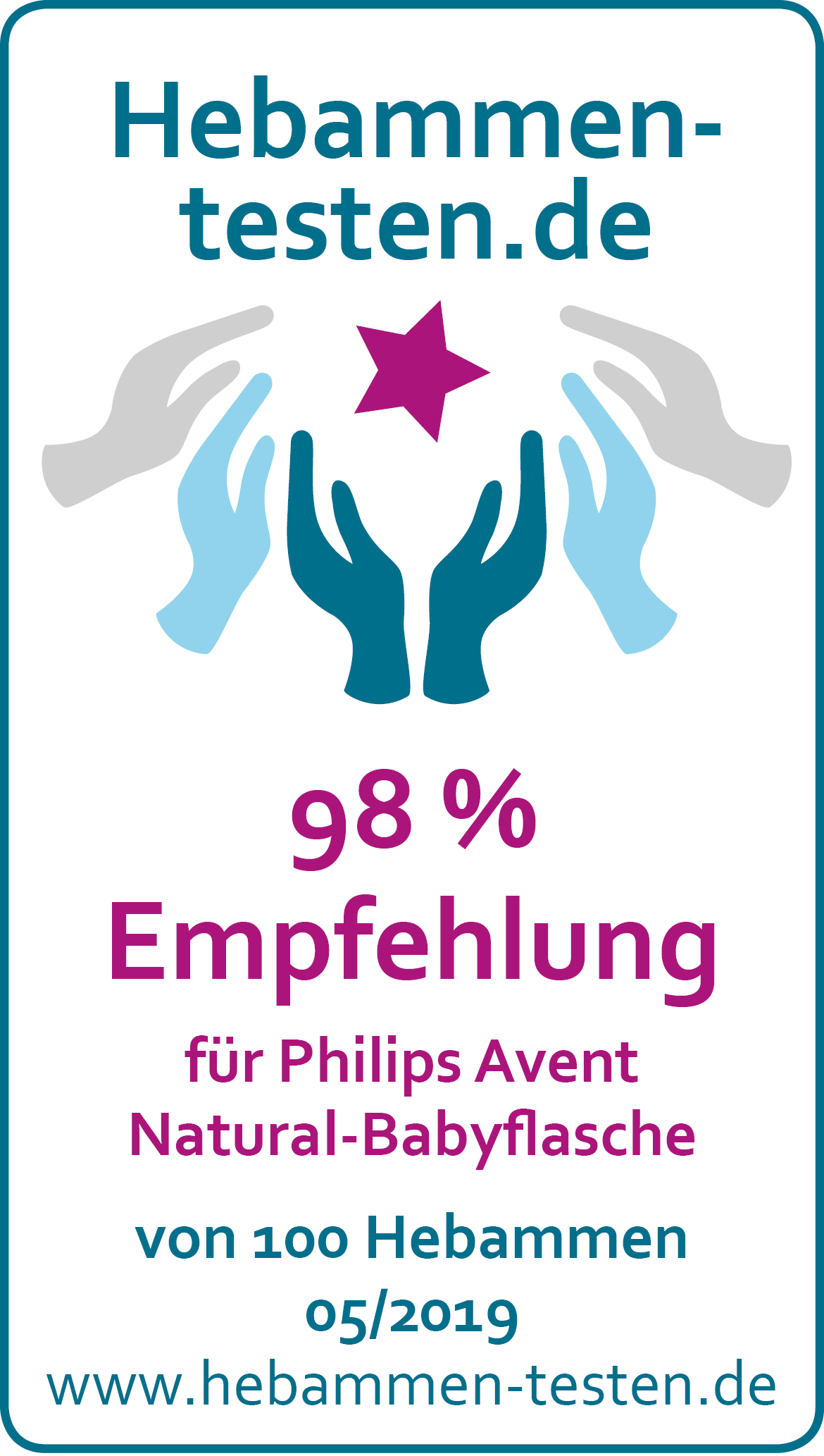 Philips Avent Natural-Babyflasche Siegel