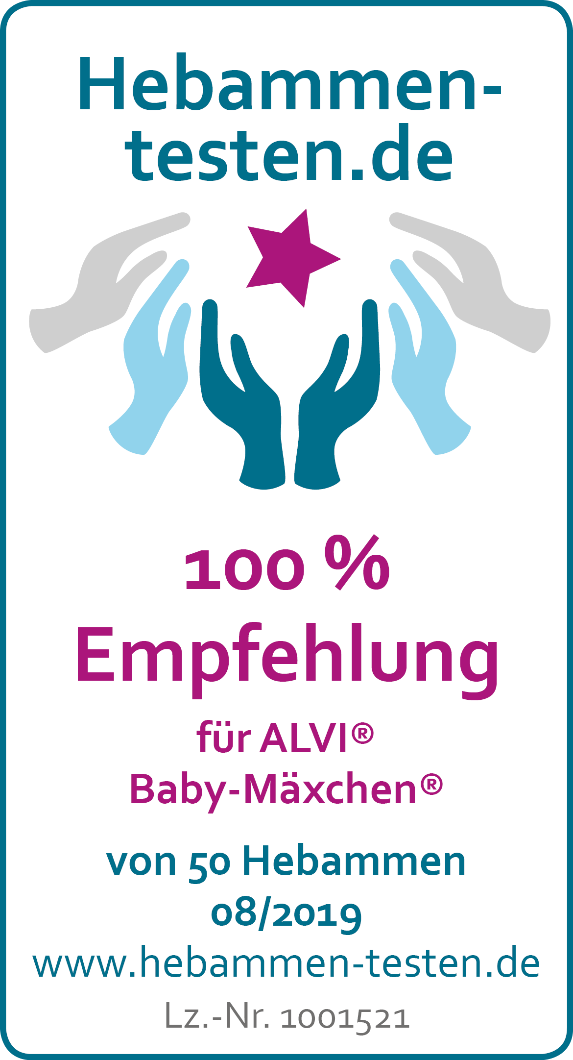 Alvi Baby Mäxchen Siegel 2019
