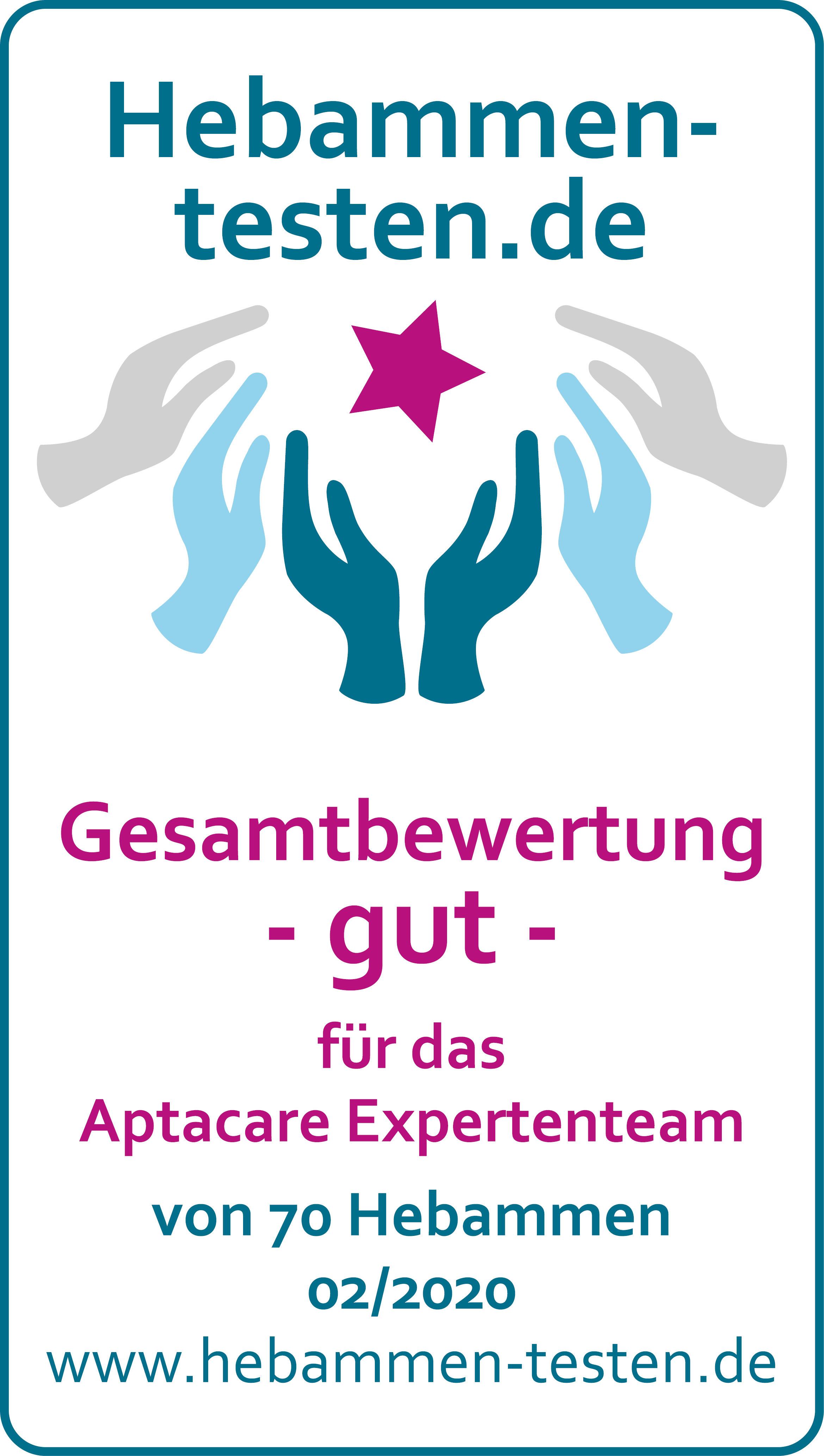Aptacare Expertenteam Siegel 2020