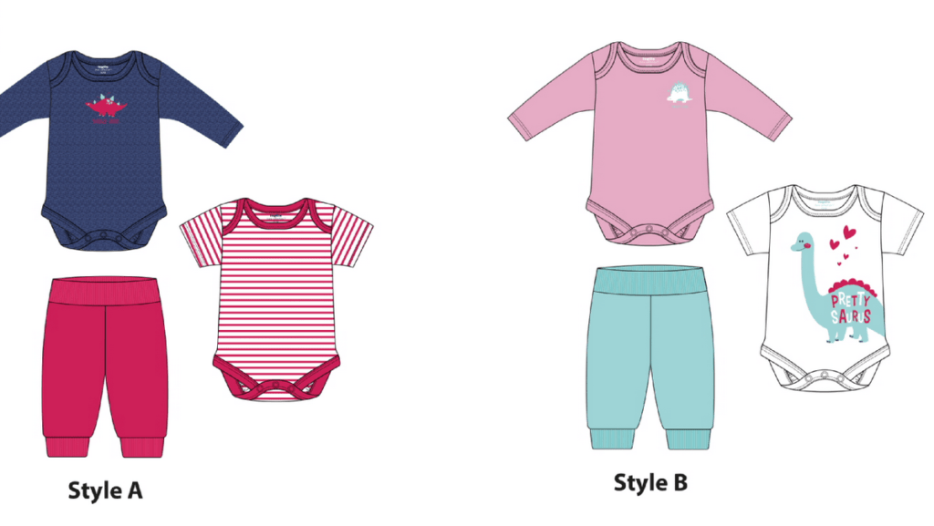 Lupilu 3-teilige Baby Sets