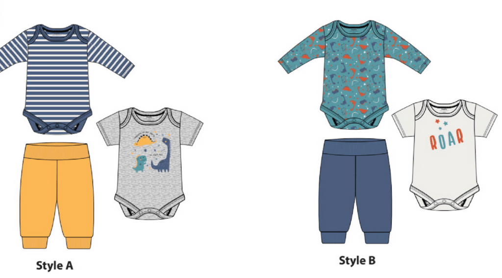 Lupilu 3-teilige Baby Sets