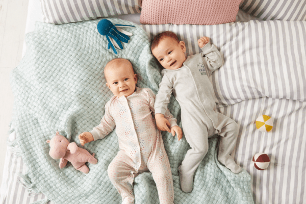 lupilu® Baby Schlafoverall mit Füßen