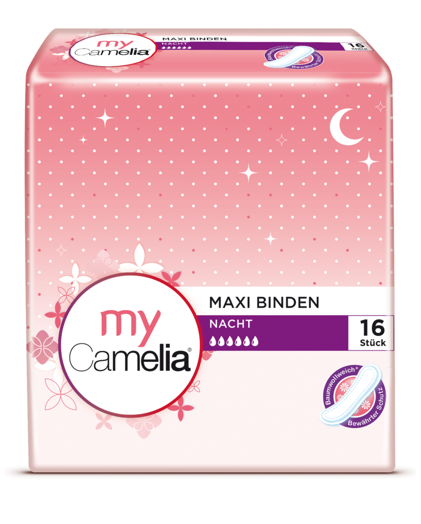 Camelia Maxi Binden Nacht Produktbild