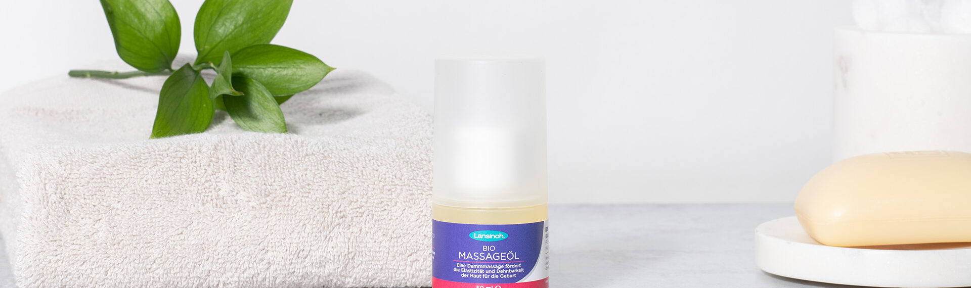 Lansinoh® BIO Massageöl Header 2023