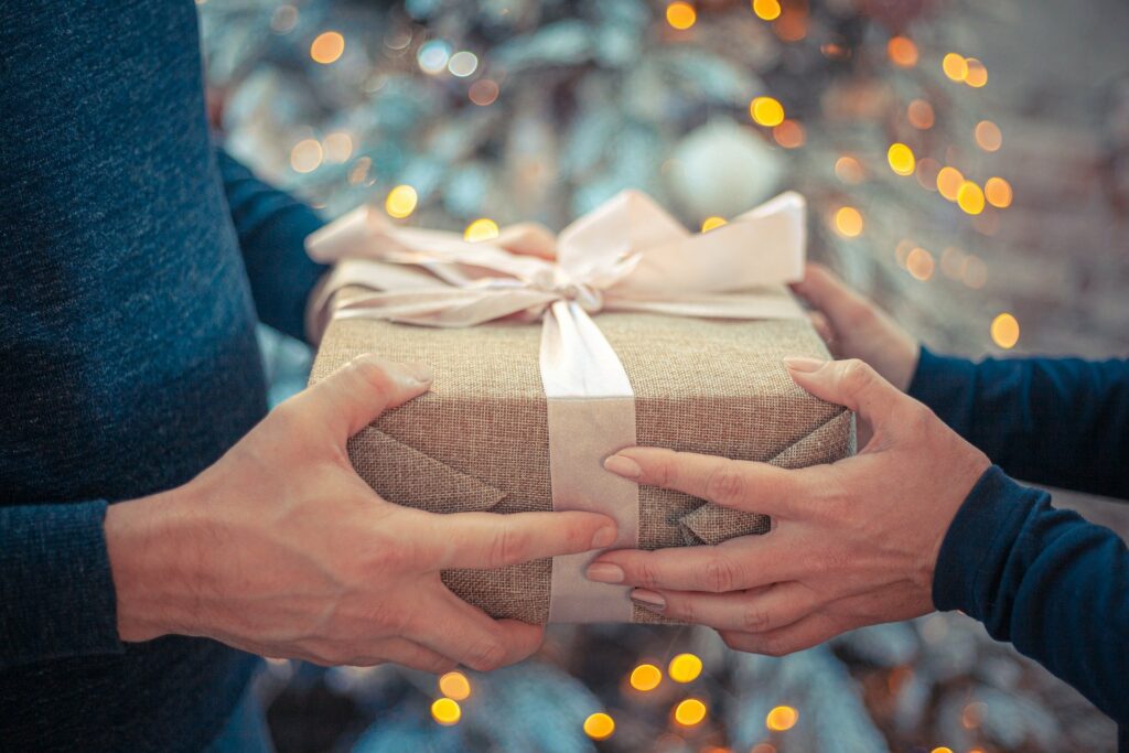 Stockbild Geschenk Überraschungspaket