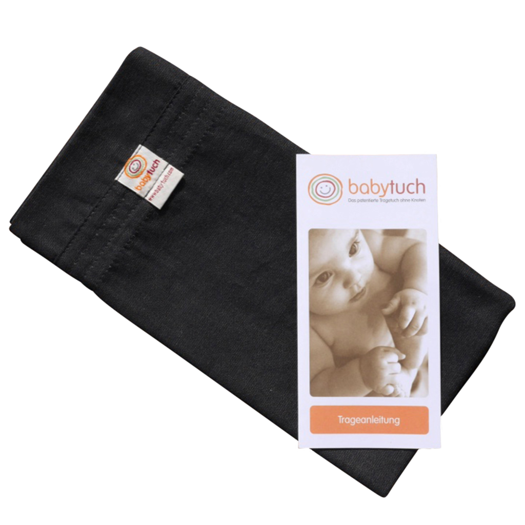 Babytuch in der Farbe samtschwarz