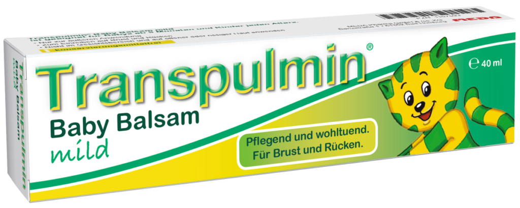 Transpulmin Baby Balsam mild Packshot freigestellt