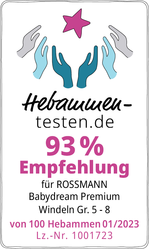 2023 Siegel Rossmann Babydream Windeln Gr. 5-8