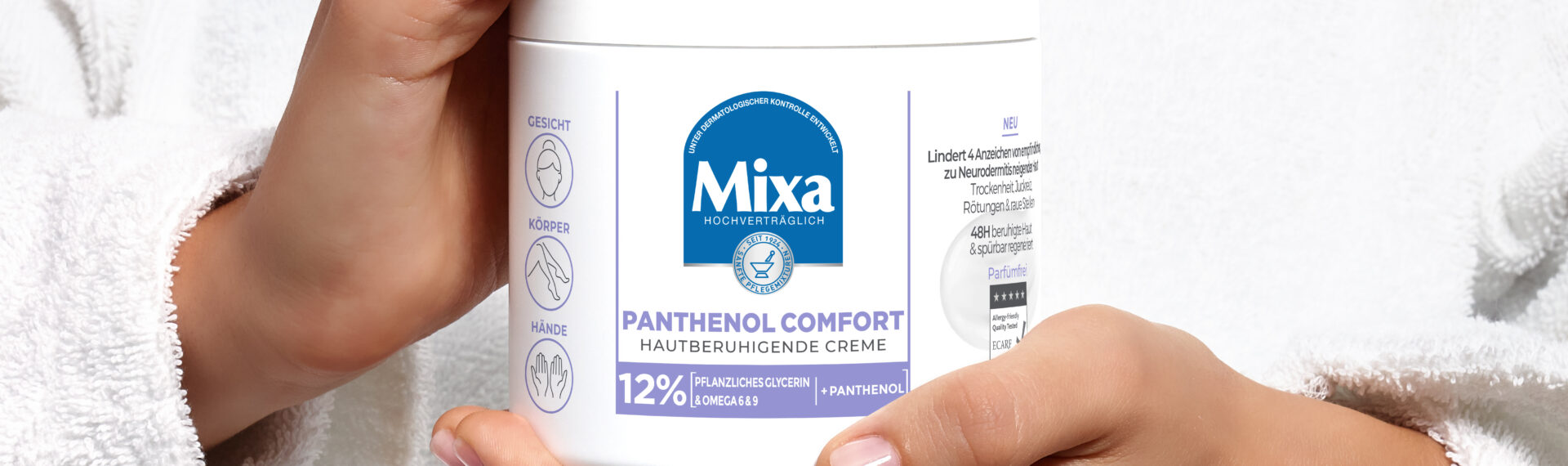Panthenol Comfort Hautberuhigende Creme Moodbild