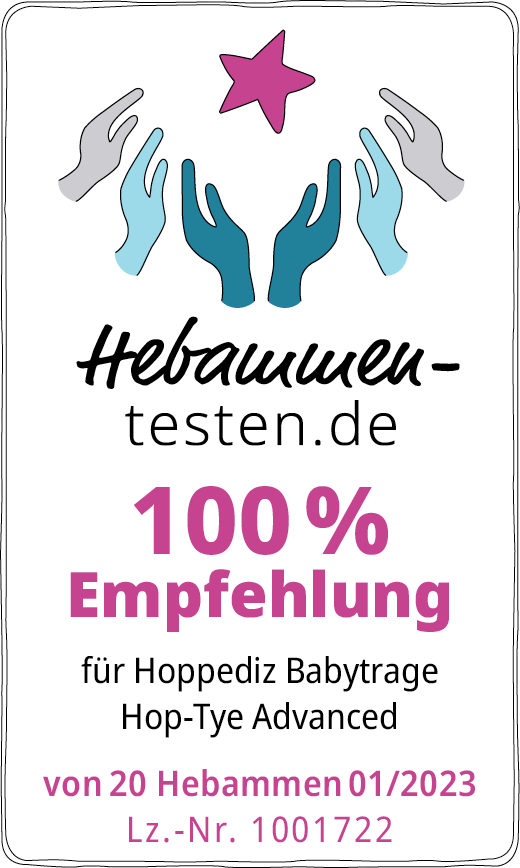 Hoppediz Babytrage Siegel 2022