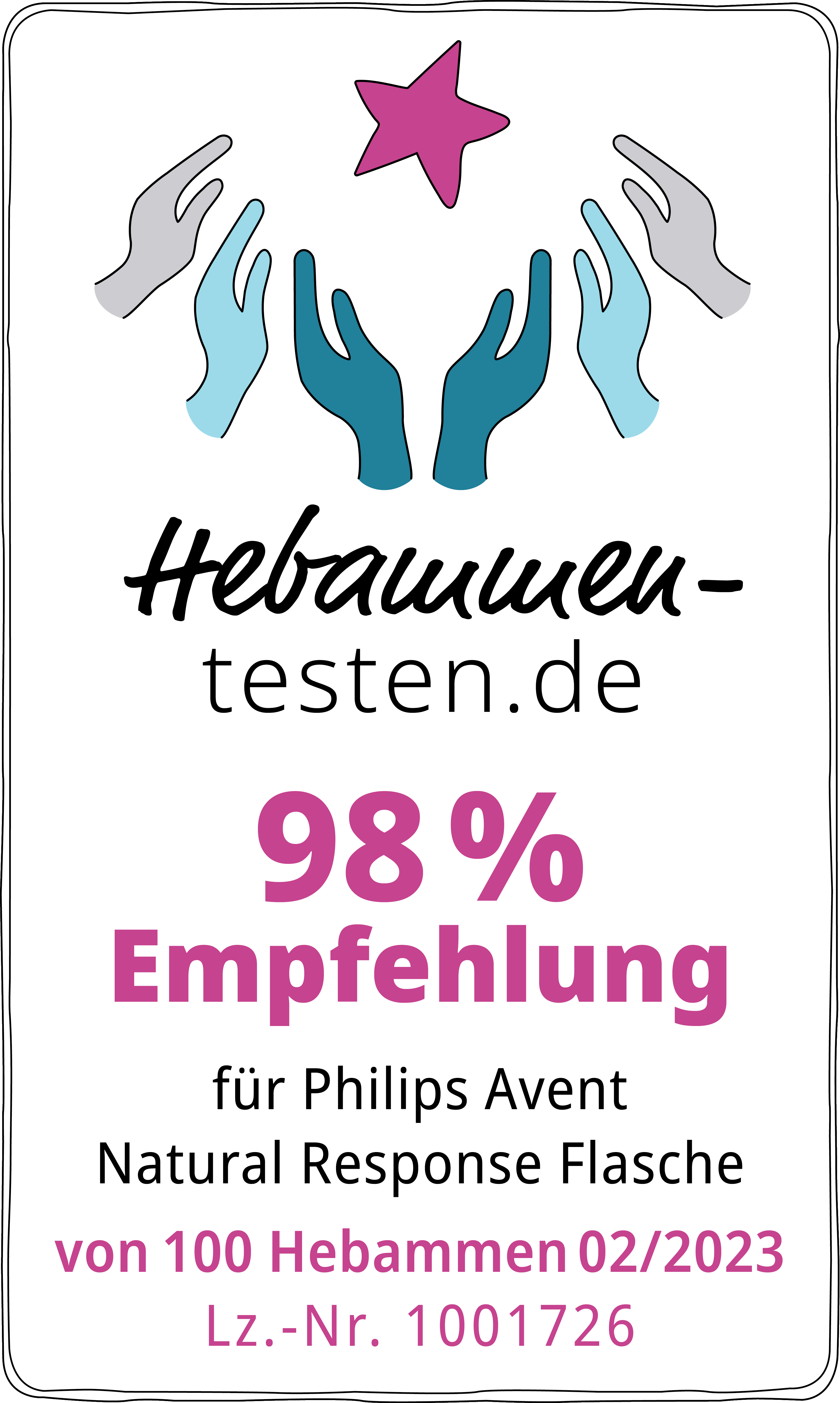 Siegel Philips Avent Natural Response Flasche
