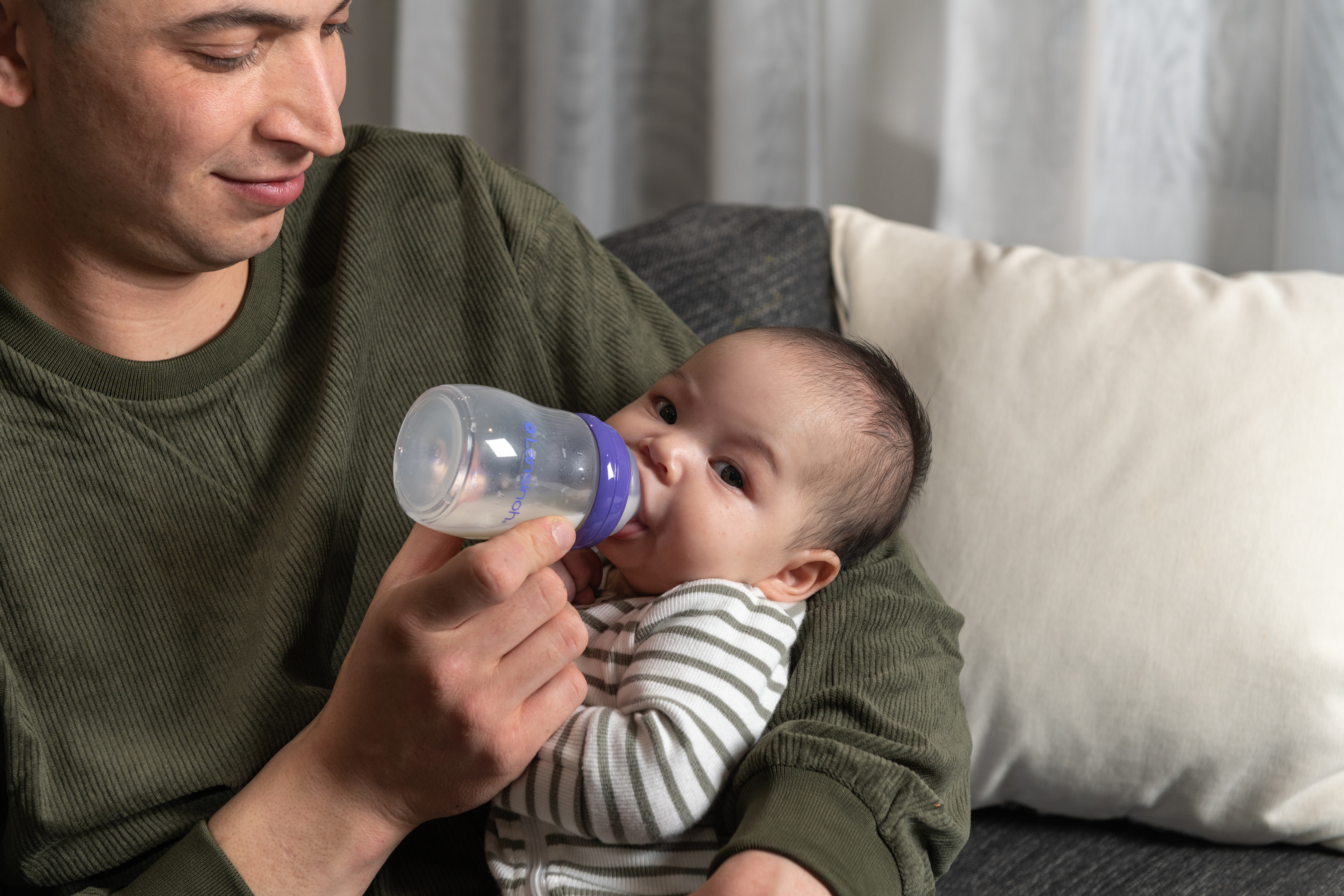 Lansinoh® Babyflasche 160 ml & NaturalWave® Sauger S