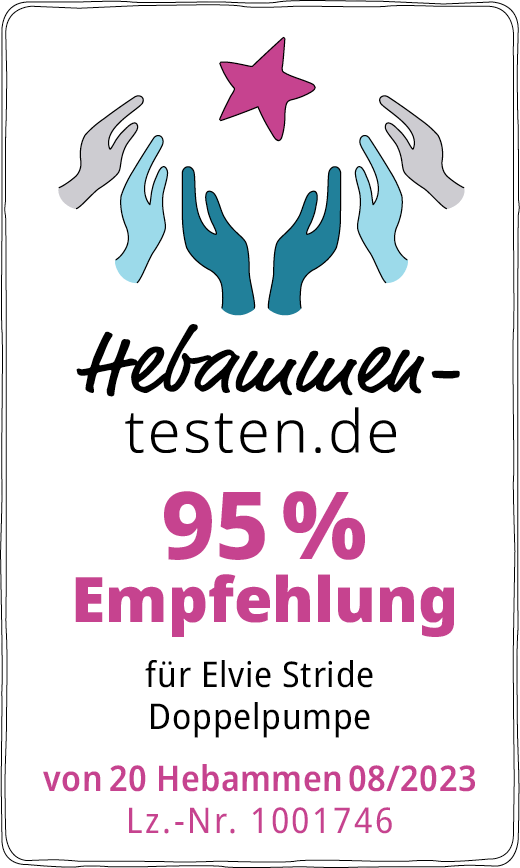Elvie Stride Doppelpumpe Siegel