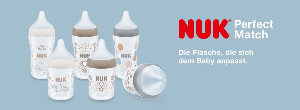 Nuk Flasche Banner