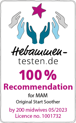MAM Original Start Schnuller Siegel englisch NEU