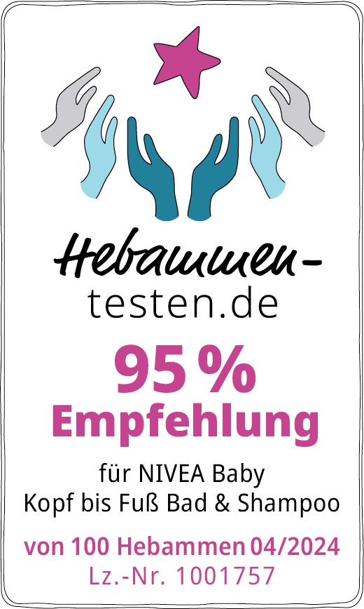 NIVEA Baby Kopf bis Fuß Bad & Shampoo Siegel Empfehlung