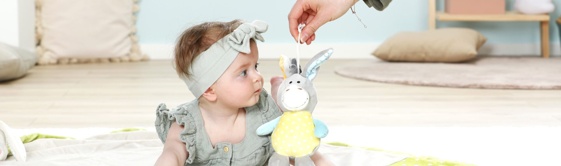 NICI Spieluhr Esel Baby mit Spieluhr