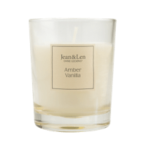 Duftkerze Amber & Vanilla von Jean & Len für Milupa #hebammentesten Box