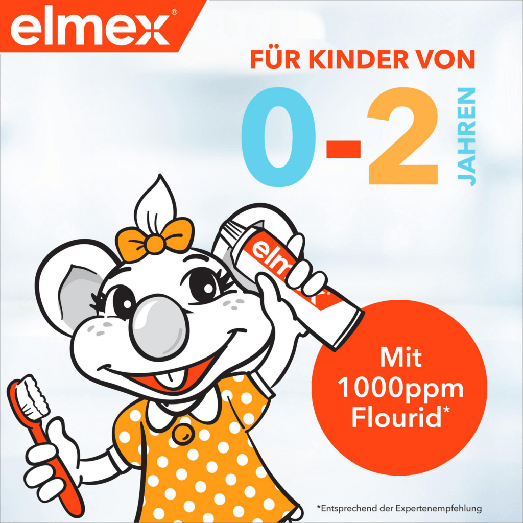 elmex Benefit Icon für Kinder von 0-2 Jahren
