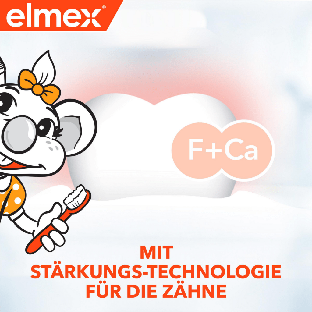 elmex Benefit Icon mit Stärkungstechnologie für die Zähne